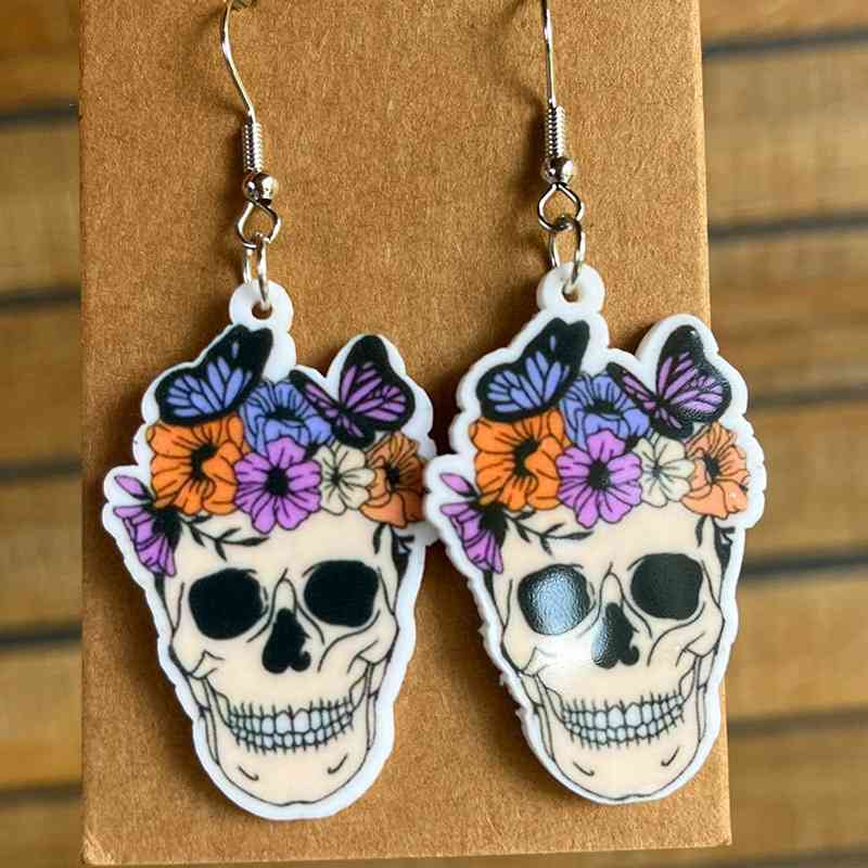 Halloween Theme Acrylic Dangle Earrings