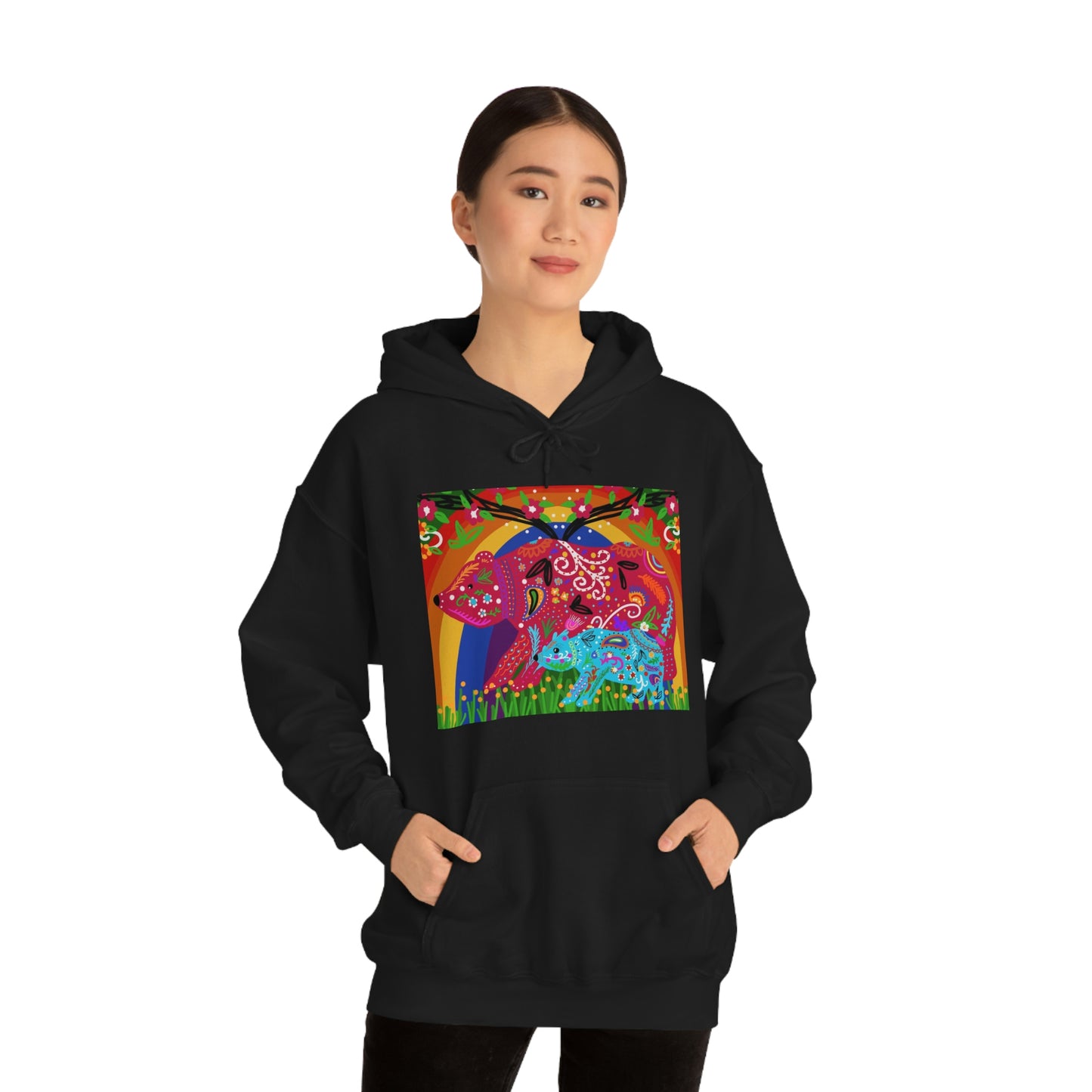 Mama Bear Unisex Heavy Blend™ Hooded Sweatshirt