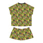 Summer treat - green Women's Short Pajama Set (AOP)