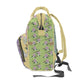 Multifunctional Diaper Backpack- multi bunny