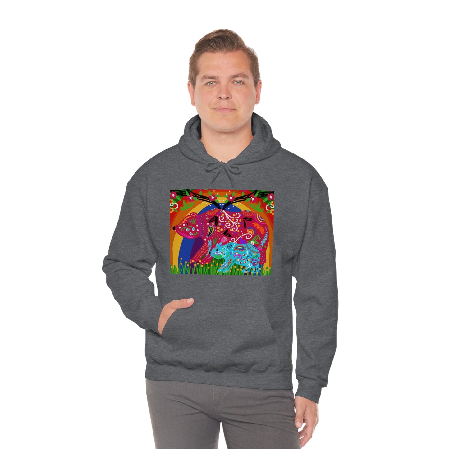 Mama Bear Unisex Heavy Blend™ Hooded Sweatshirt