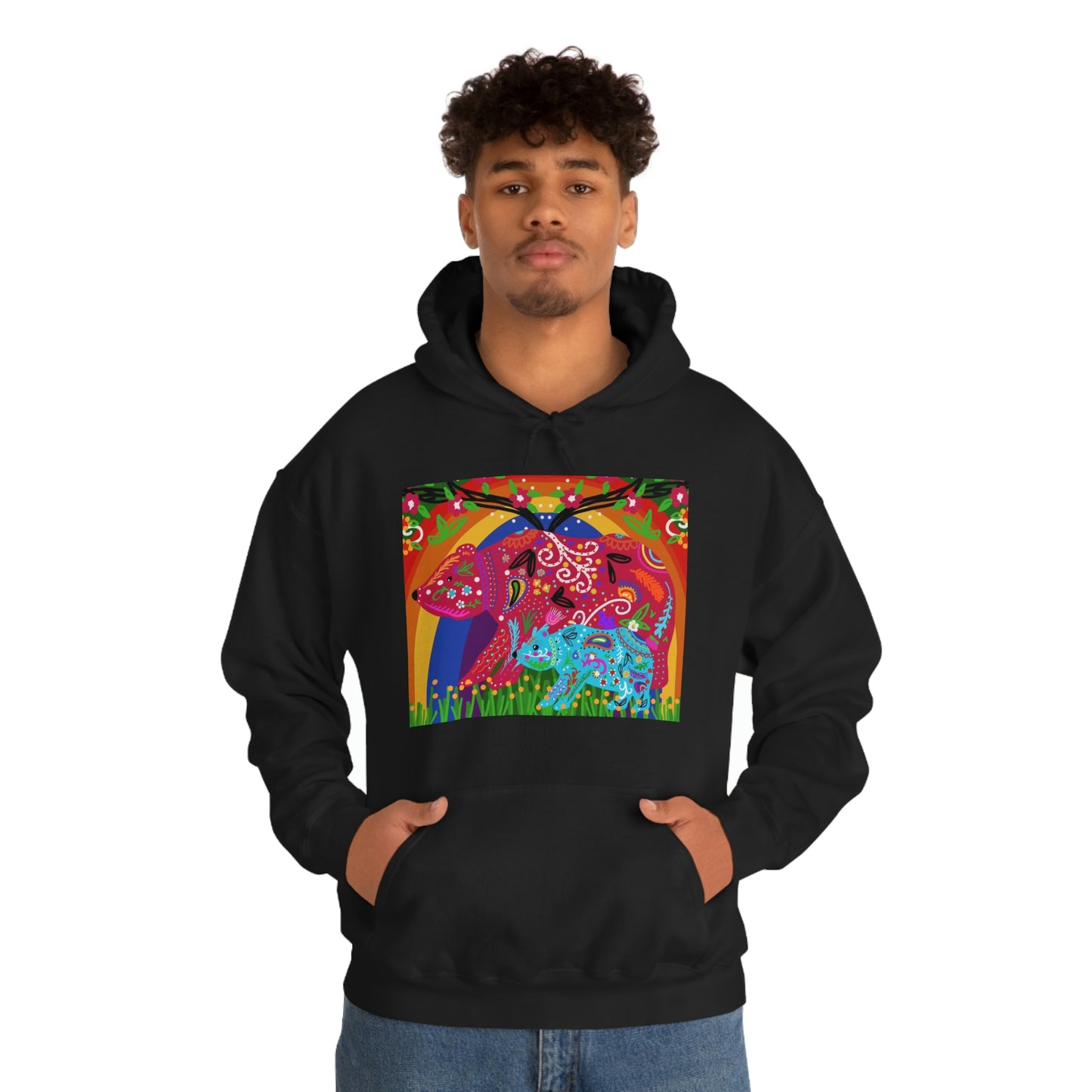 Mama Bear Unisex Heavy Blend™ Hooded Sweatshirt