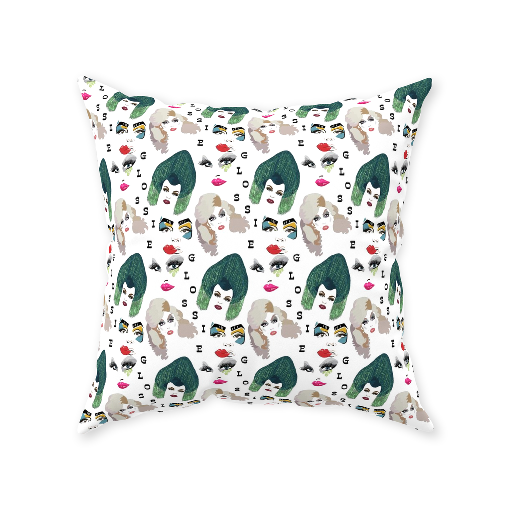 Glossie Throw Pillows