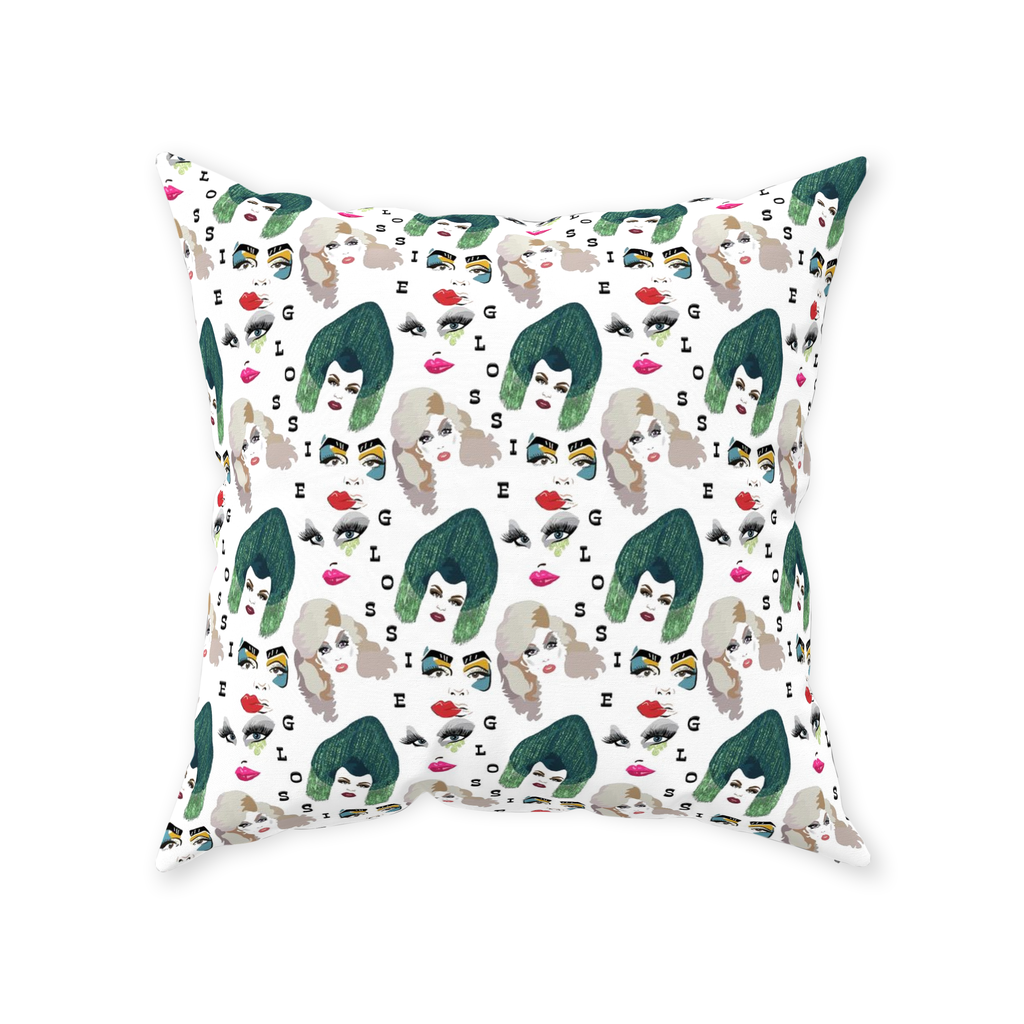 Glossie Throw Pillows