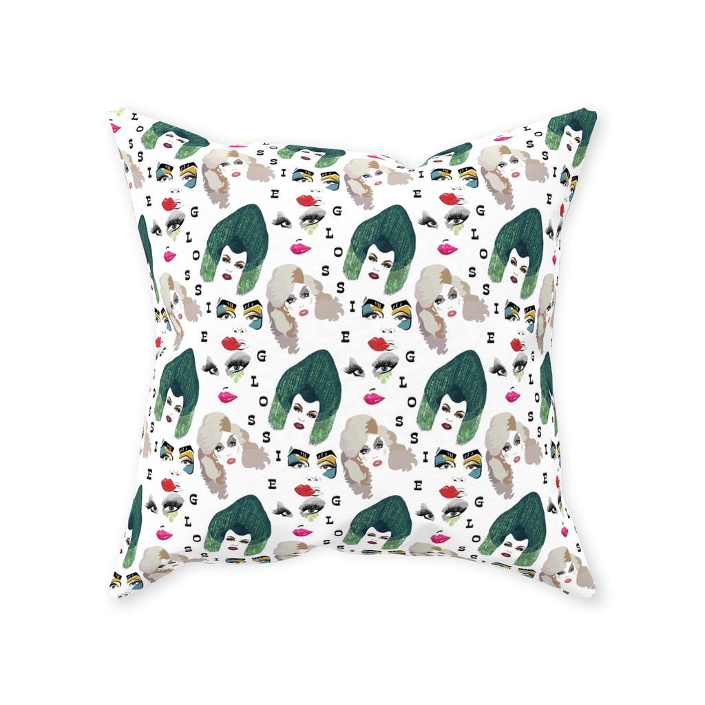 Glossie Throw Pillows