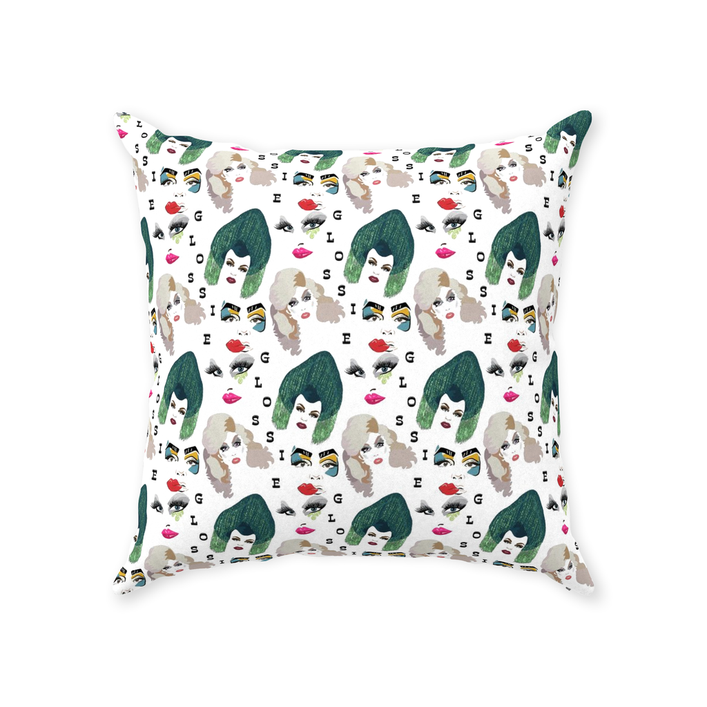 Glossie Throw Pillows