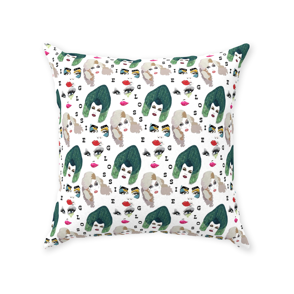 Glossie Throw Pillows