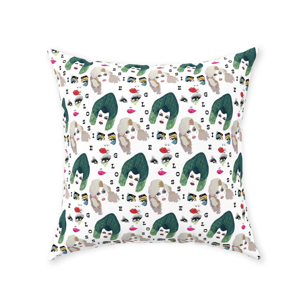 Glossie Throw Pillows