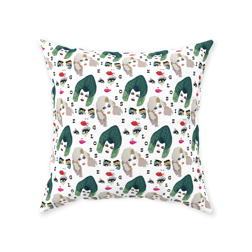 Glossie Throw Pillows