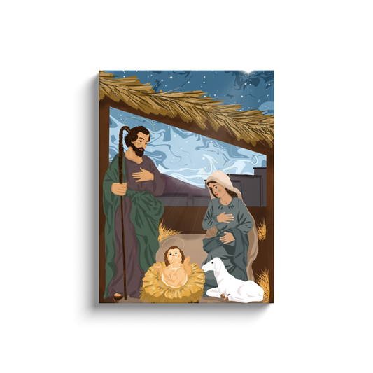 Holy Family Canvas Wraps