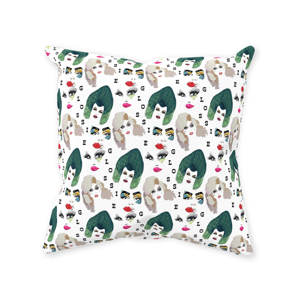 Glossie Throw Pillows