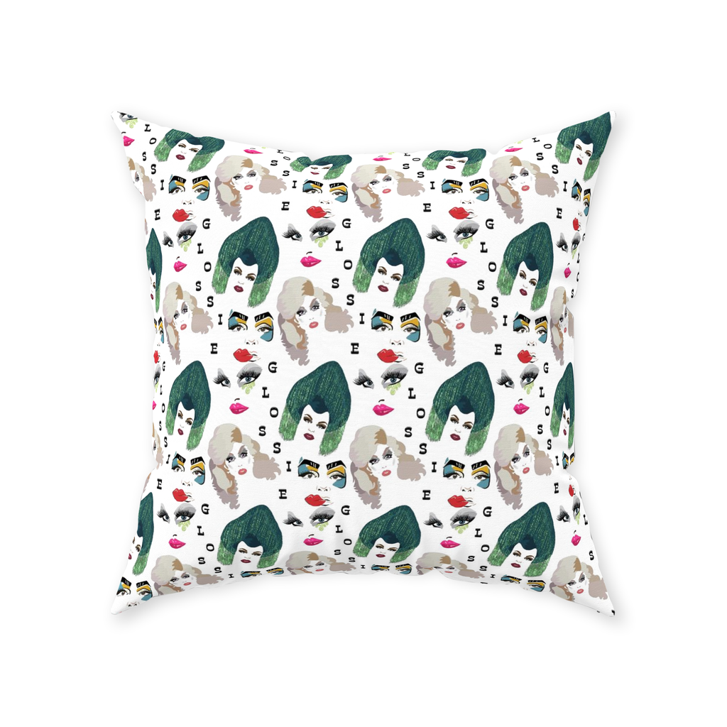 Glossie Throw Pillows